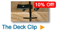 the deck clip hidden deck fastener