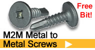 m2m metal to metal screws