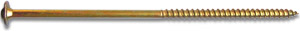 Gold "Star Drive" Lag Screws (7" to 12") 