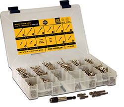 Stainless Steel “Star Drive” Wood Screw Assortment Kit